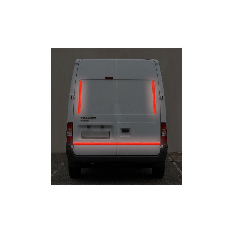 Samolepiaca páska reflexná 5 m x 5 cm červená (rolka 5 m)