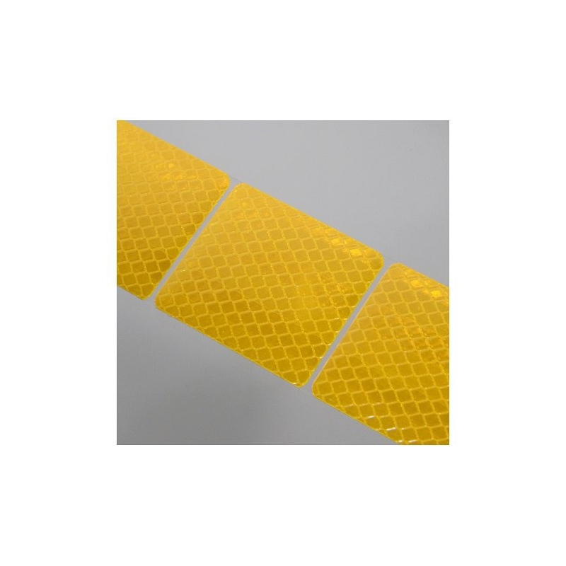 Samolepiaca páska reflexná delená 1 m x 5 cm žltá