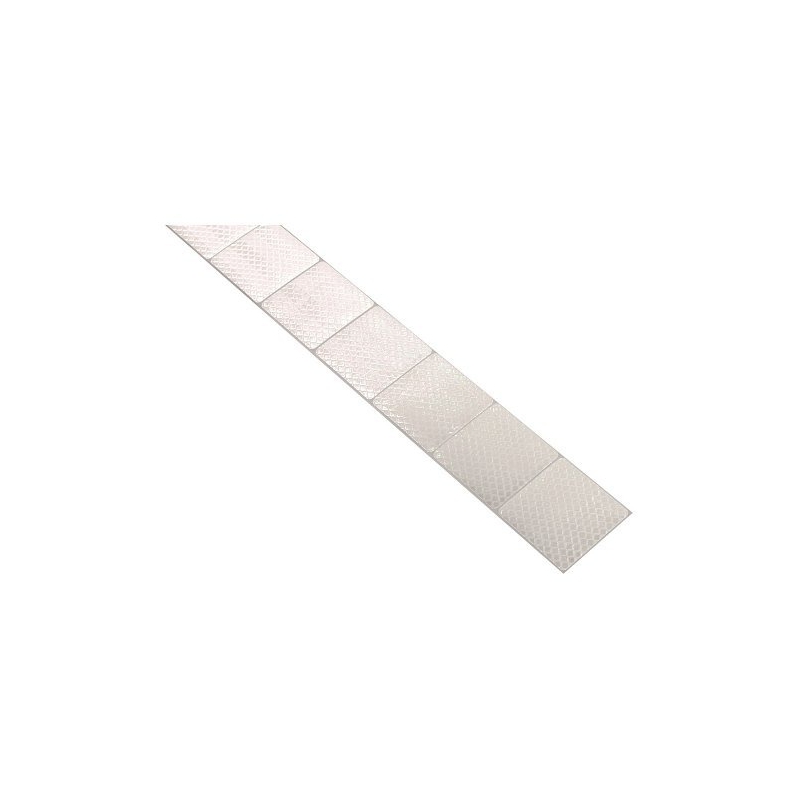 Samolepiaca páska reflexná delená 1m x 5cm biela