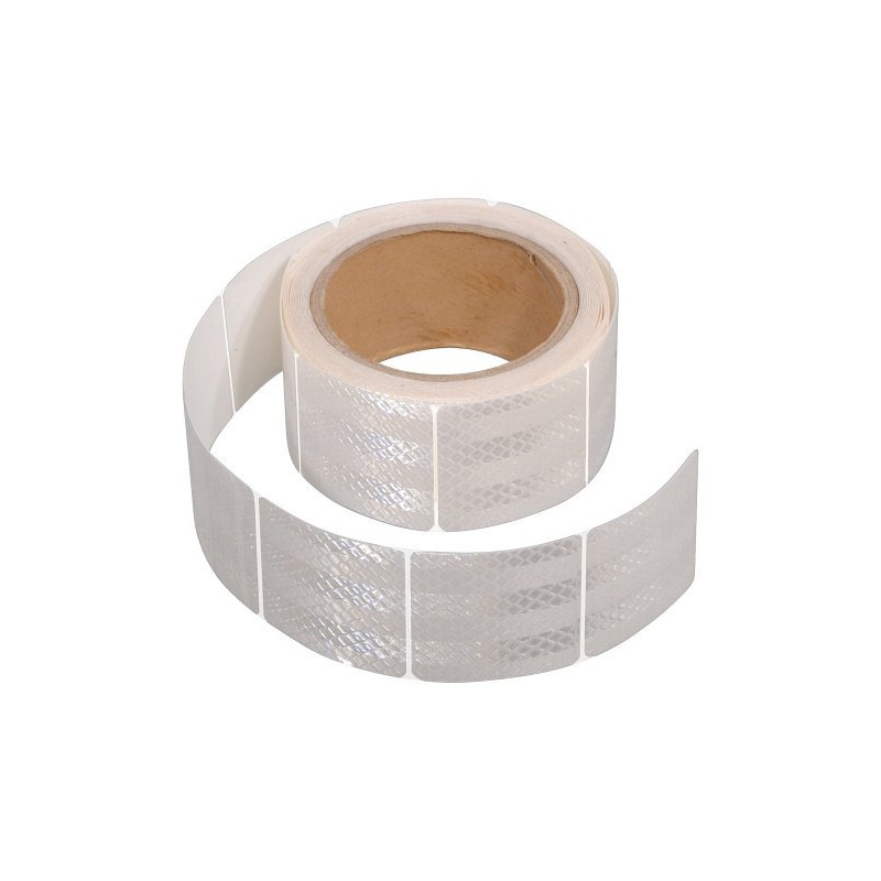 Samolepiaca páska reflexná delená 1m x 5cm biela