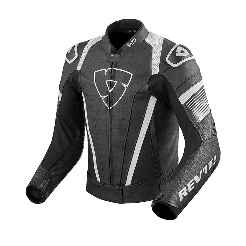 Bunda na motocykel Revit Spitfire čierno-biela výpredaj