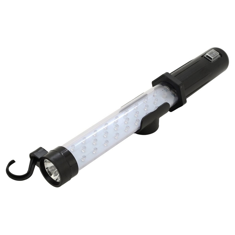 Svietidlo montážne 27 + 7LED Nabíjací 12/220 V Li-on 1200 mAh