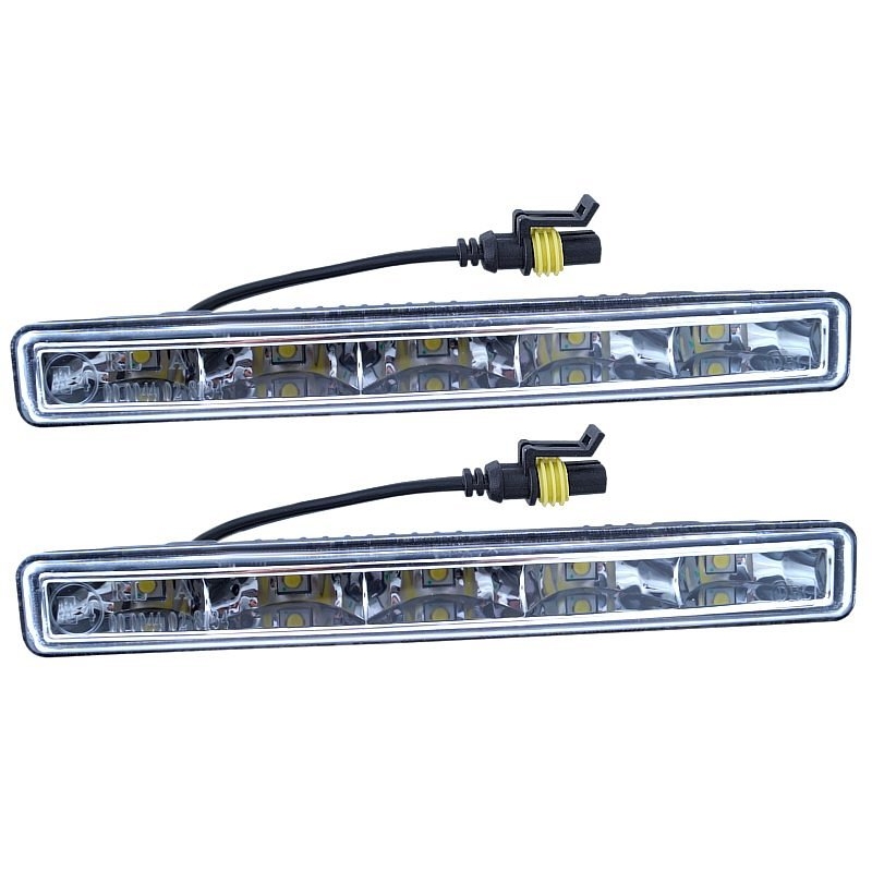 Svetlá denného svietenia 5 HIGH POWER LED 12 V/24 V (182 x 23 x 51 mm)