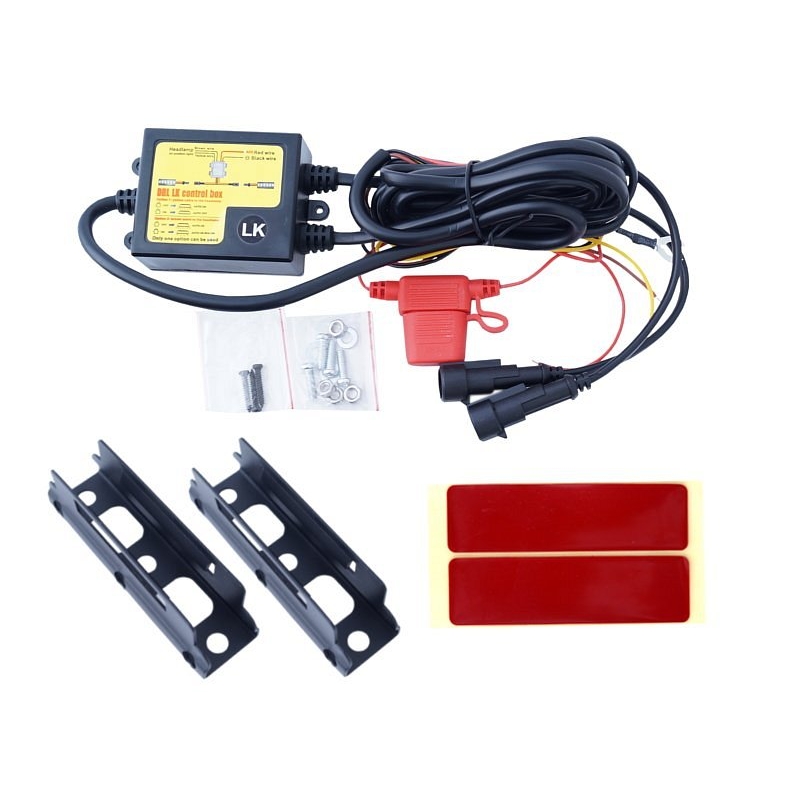 Svetlá denného svietenia 5 HIGH POWER LED 12 V/24 V (182 x 23 x 51 mm)