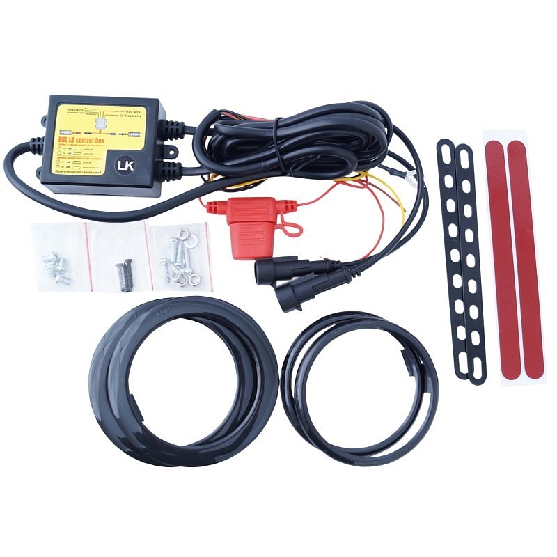 Svetlá denného svietenia 4 HIGH POWER LED 12 V/24 V (guľaté 70 mm)