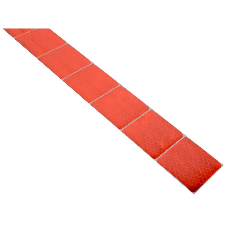Samolepiaca páska reflexná delená 1 m x 5 cm červená