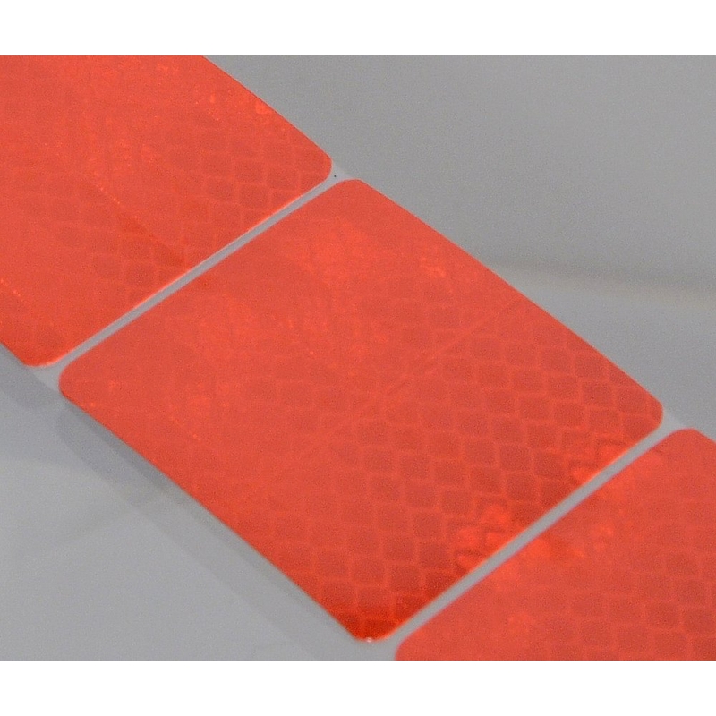 Samolepiaca páska reflexná delená 1 m x 5 cm červená