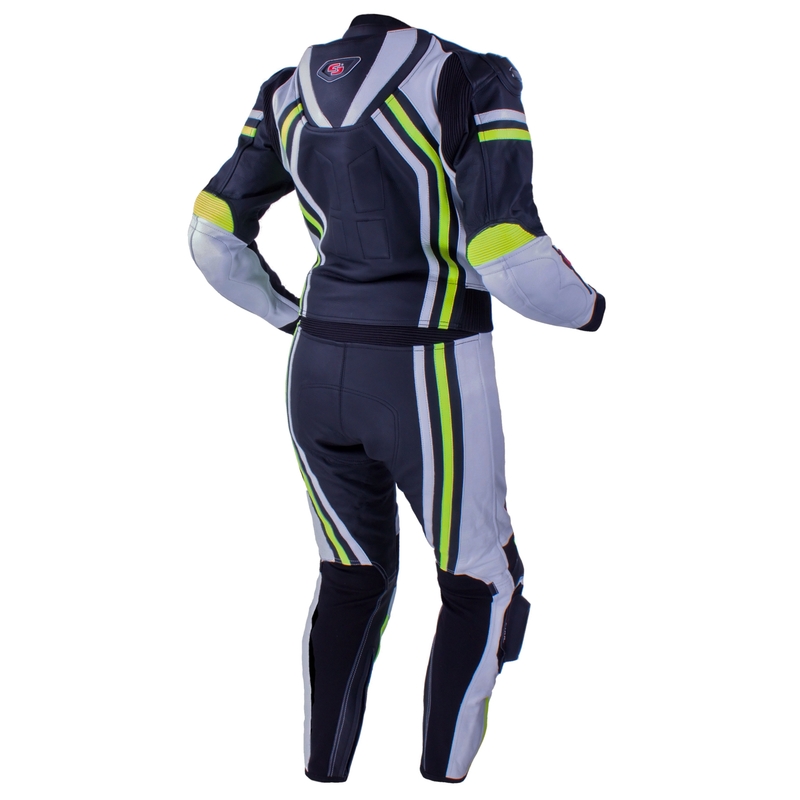 Dámska kombinéza Tschul 556 čierno-bielo-fluorescenčno-žltá výpredaj