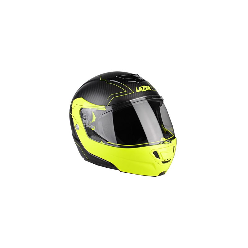 Prilba na moto Lazer Monaco Evo - Droid Pure Glass žltá