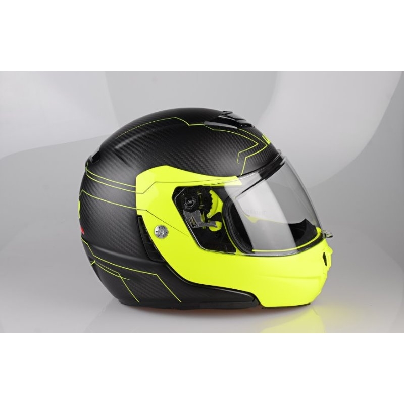 Prilba na moto Lazer Monaco Evo - Droid Pure Glass žltá