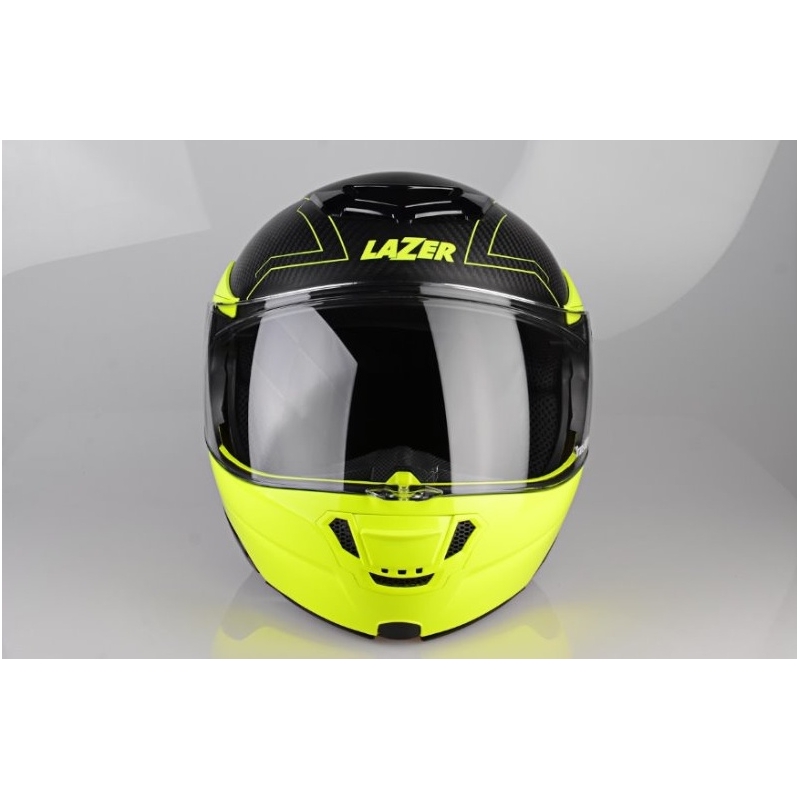 Prilba na moto Lazer Monaco Evo - Droid Pure Glass žltá