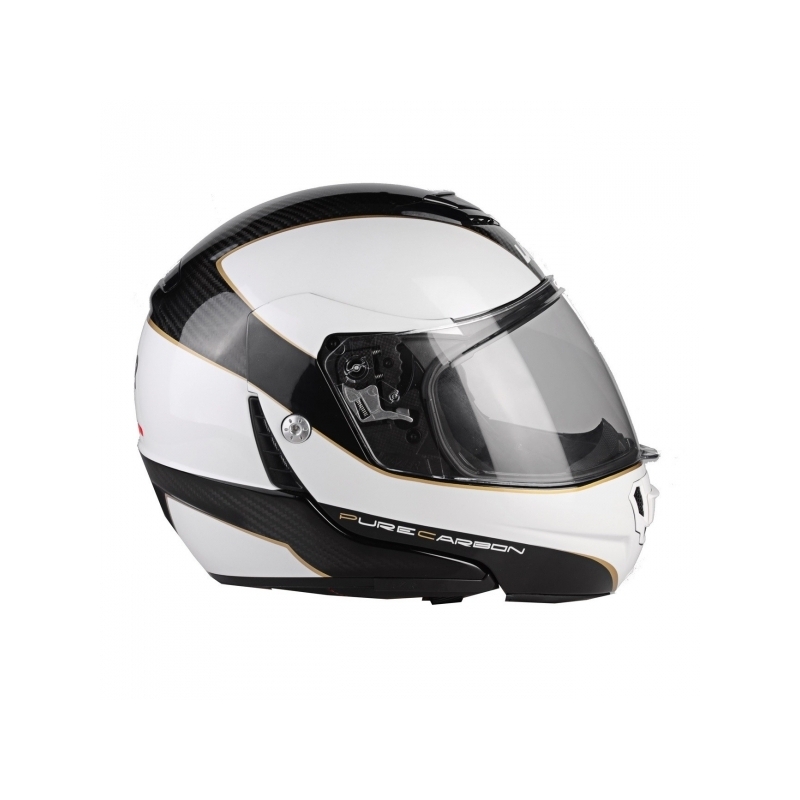 Vyklápací prilba na moto Lazer Monaco Evo - Window Pure Carbon