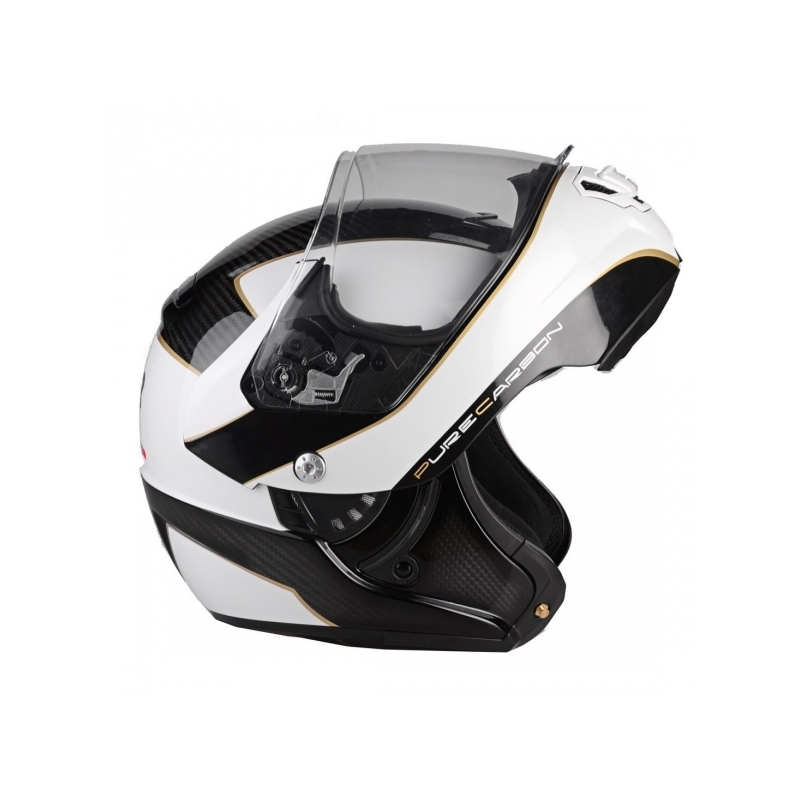 Vyklápací prilba na moto Lazer Monaco Evo - Window Pure Carbon