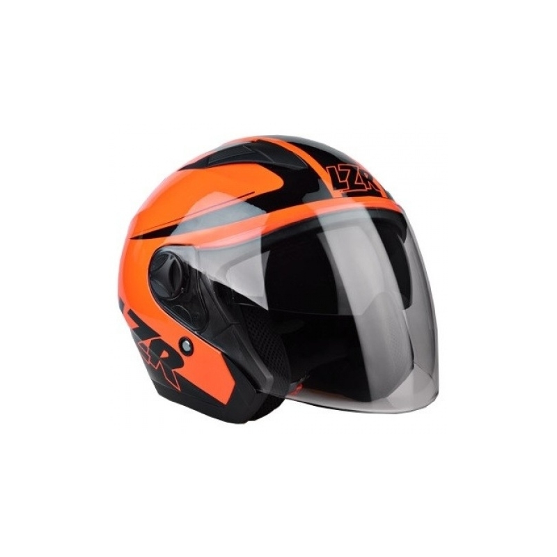 Prilba na motorku otvorená Lazer JH-1 Safety oranžová