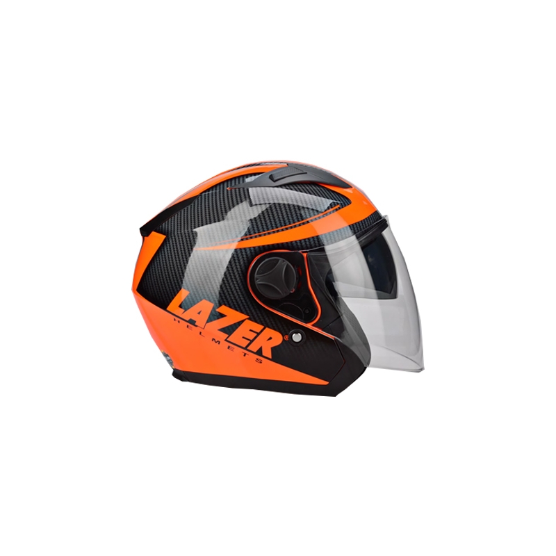 Prilba na motorku otvorená Lazer JH-1 Safety oranžová