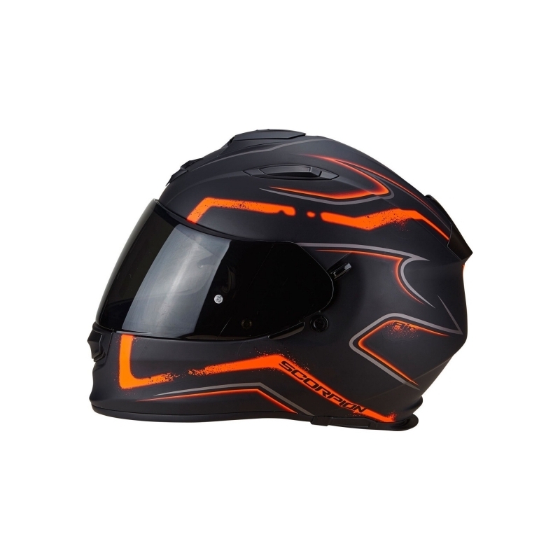 Integrálna prilba Scorpion EXO-510 Air Radium čierno-oranžová
