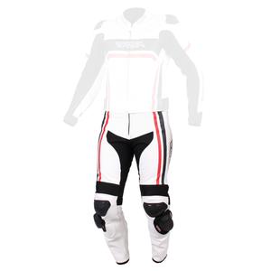 Pánske nohavice na motorku RSA Virus bielo-čierno-červené vypredaj výpredaj