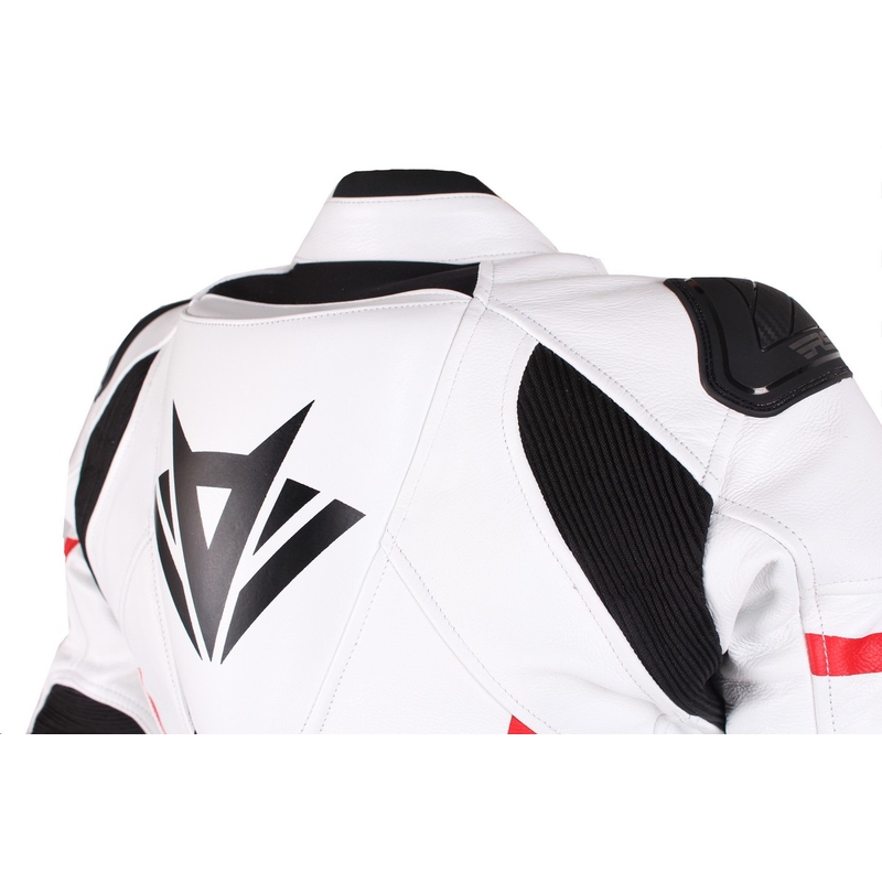 Pánska bunda na motorku RSA Virus bielo-čierno-červená vypredaj výpredaj