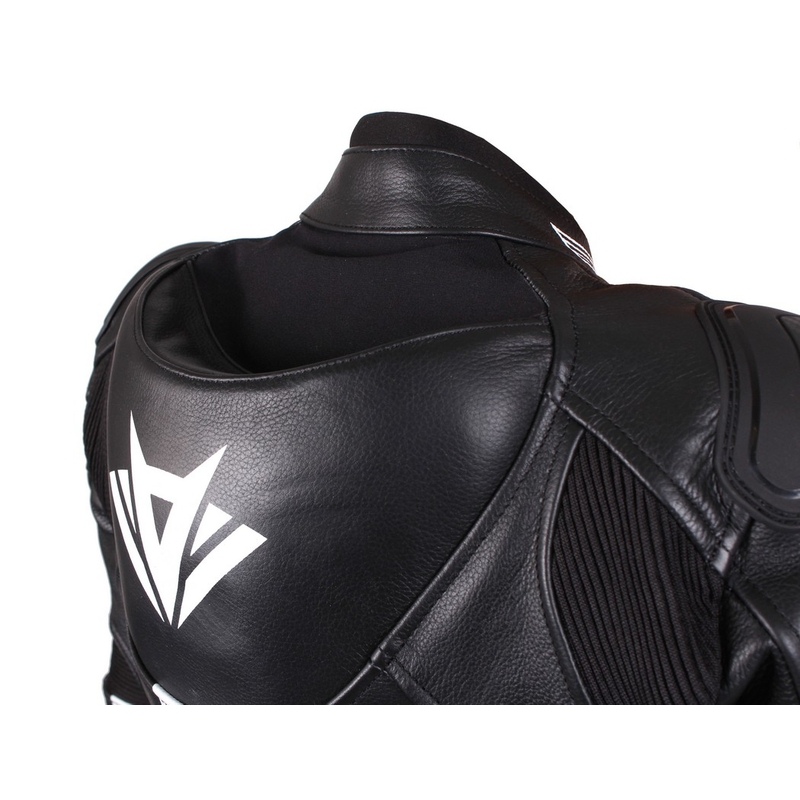 Dámska bunda na motocykel RSA Virus čierno-biela výpredaj