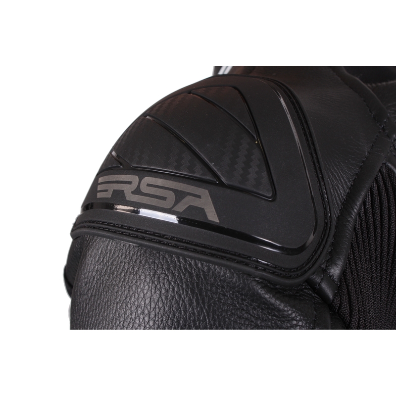 Pánska kombinéza na motocykel RSA Virus čierno-bielo-fluorescenčno-žltá vypredaj výpredaj