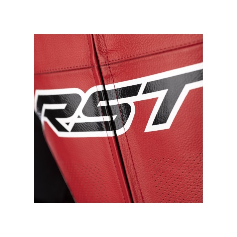 Jednodielna kombinéza na motocykel RST Tractech Evo 4 CE čierno-bielo-červená výpredaj