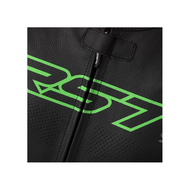 Jednodielna kombinéza na motocykel RST S1 CE čierno-sivo-fluorescenčno zelená výpredaj