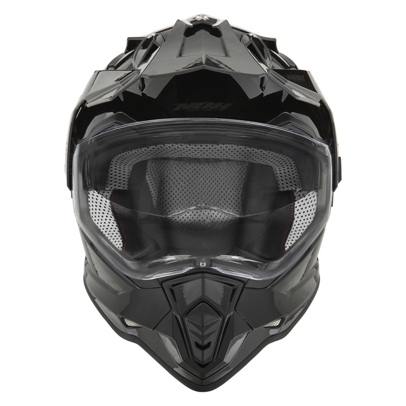 Enduro prilba NOX N312  čierna lesklá