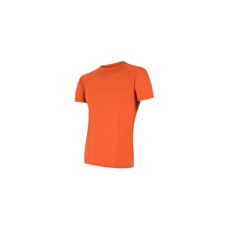 Pánske tričko Sensor Merino Air oranžové výpredaj