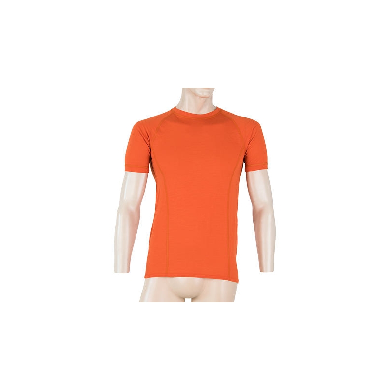 Pánske tričko Sensor Merino Air oranžové výpredaj