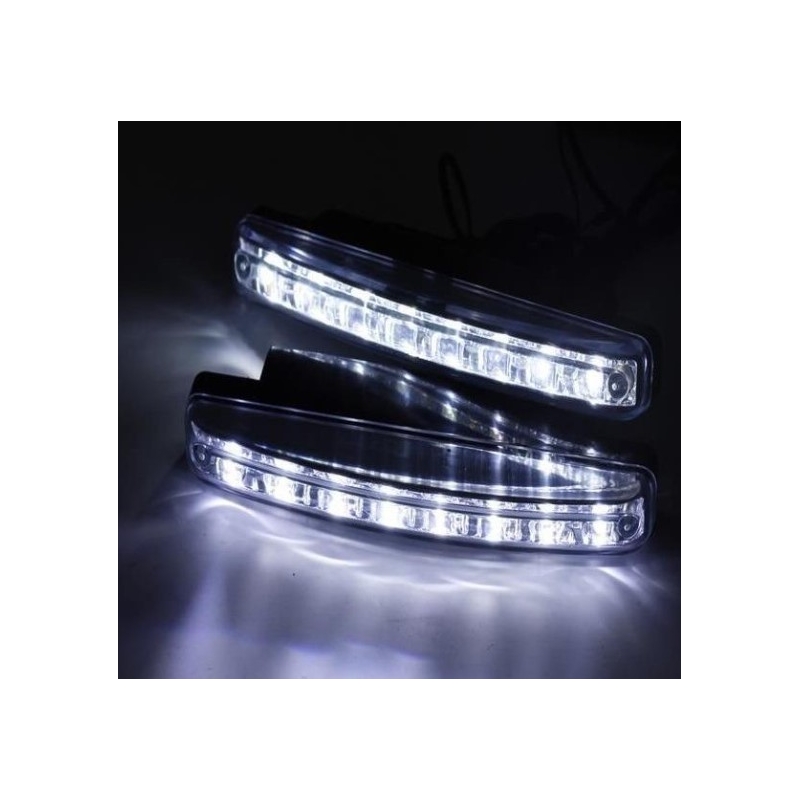 Svetlá denného svietenie Superlight DRL 8 LED diód 220 LM