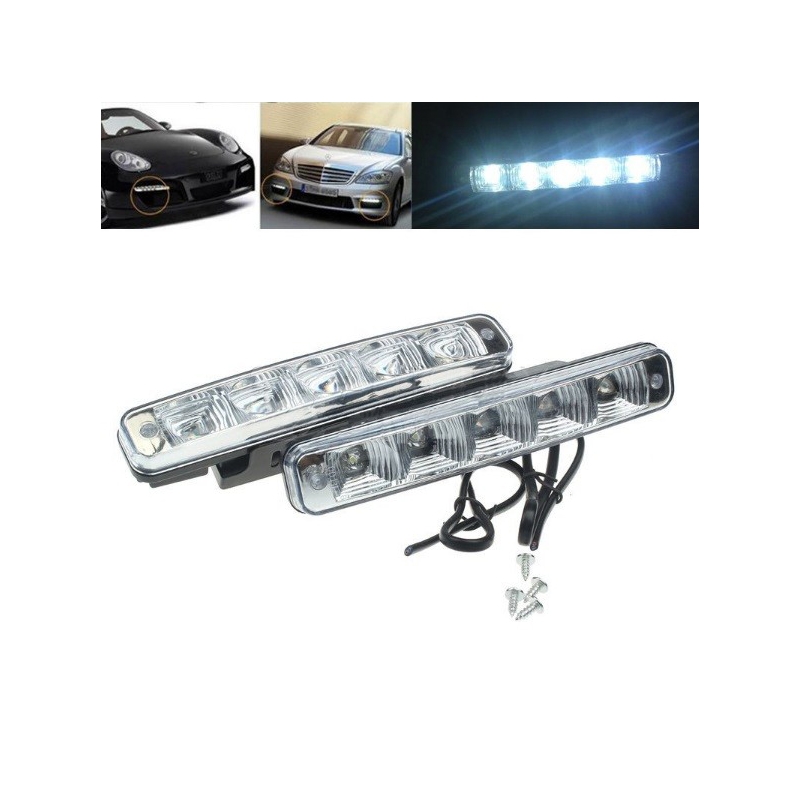 Svetlá denného osvetlenia Superlight DRL 5 LED diód 5050 400 LM