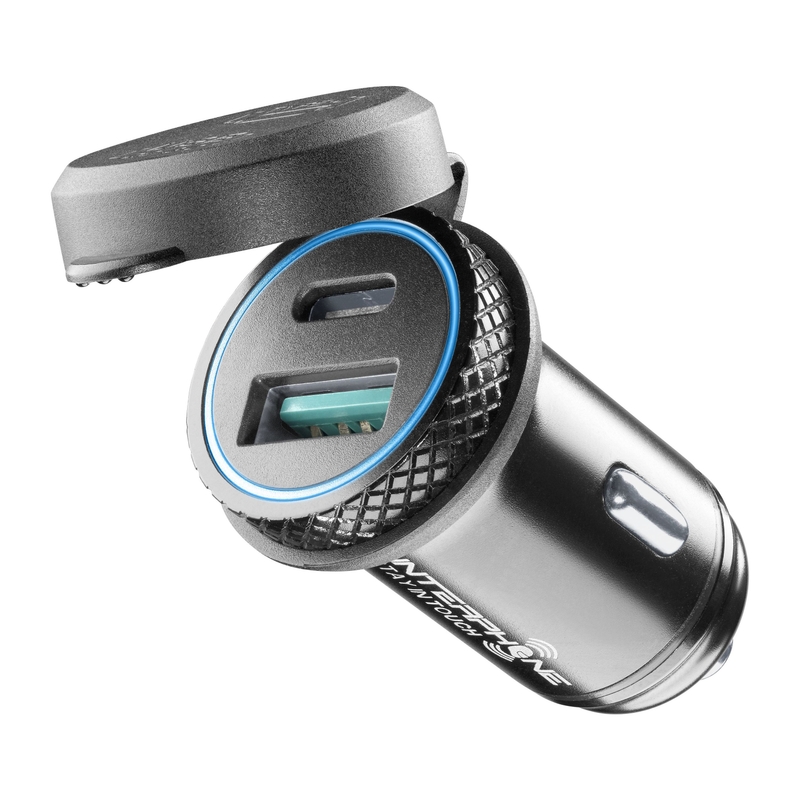 Nabíjací adaptér Interphone s konektormi USB-C a USB 4,2 A max