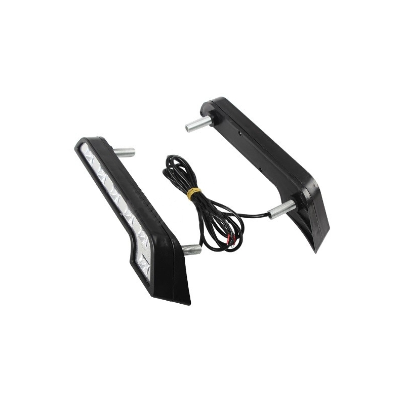 Svetlá denného osvetlenia Superlight RL 6 LED diód 400 LM zahnuté