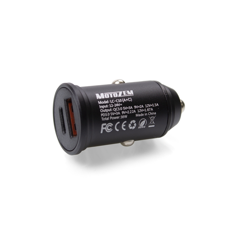 USB adaptér do auta MotoZem