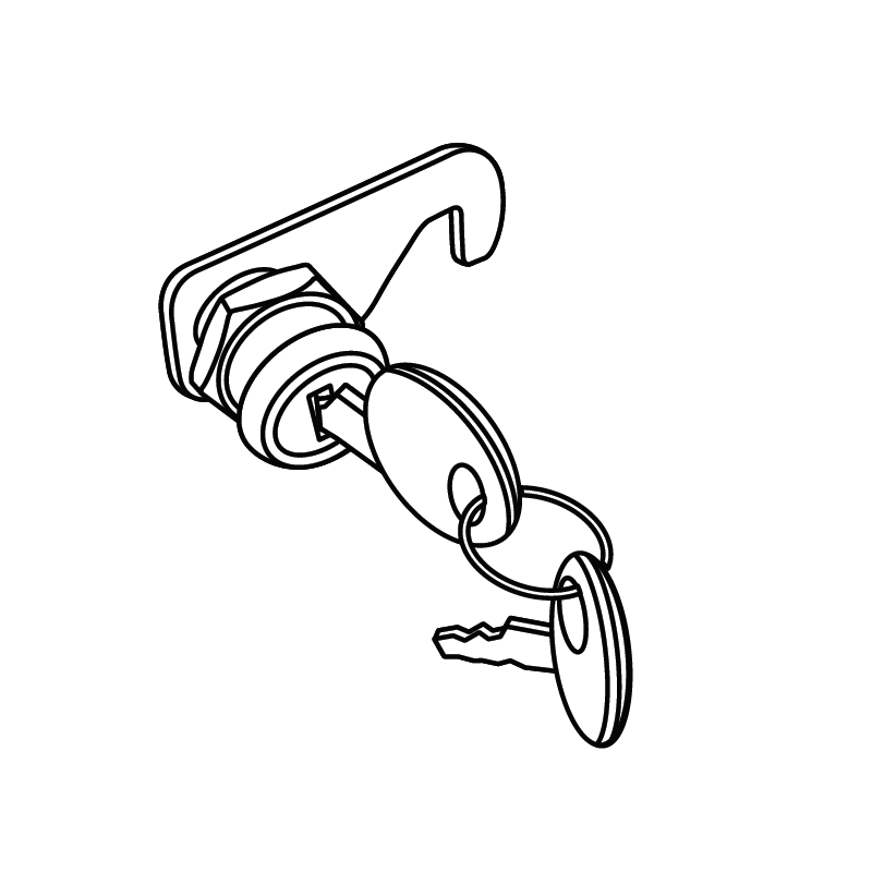 Uzamykací mechanizmus SHAD for ATV40 and ATV110
