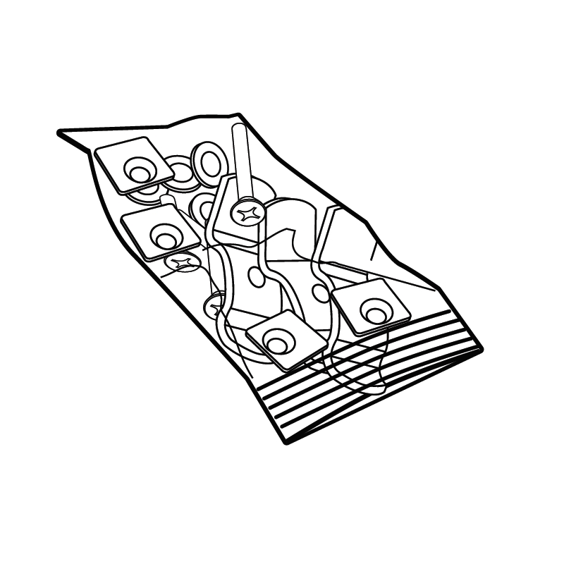 Skrutky SHAD per SH37 (top case plate)