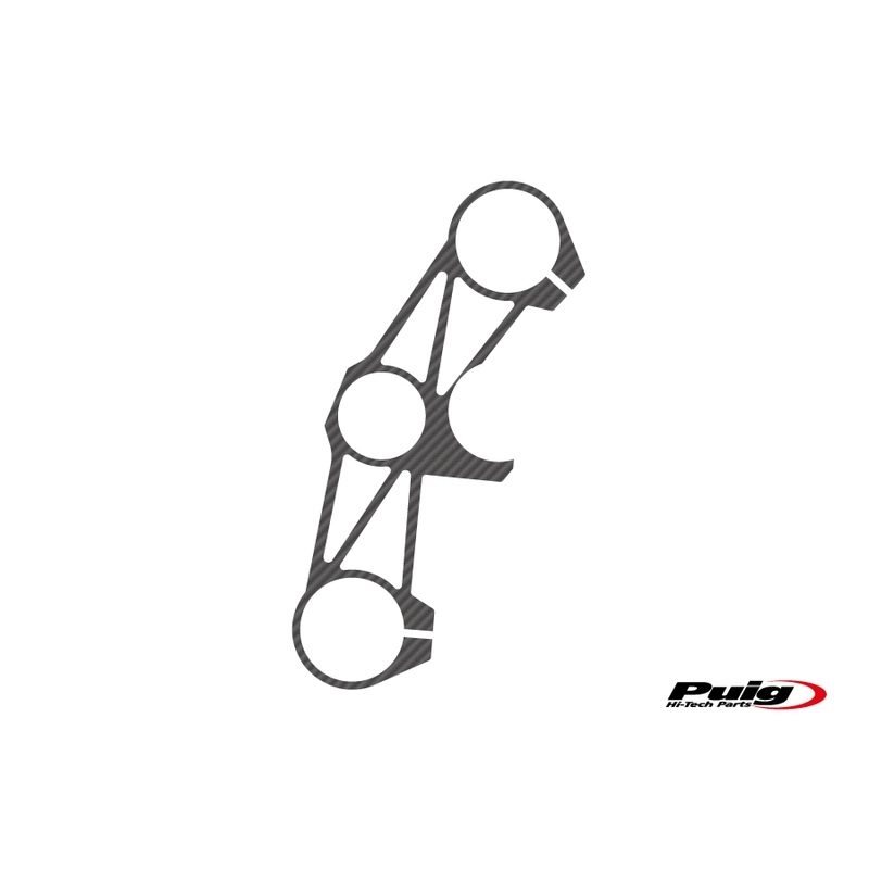 Ochranné nálepky na "okuliare" PUIG X-TREME karbónový vzhľad pre KAWASAKI ZX-6R 636 Ninja (2013<) 2013-2023