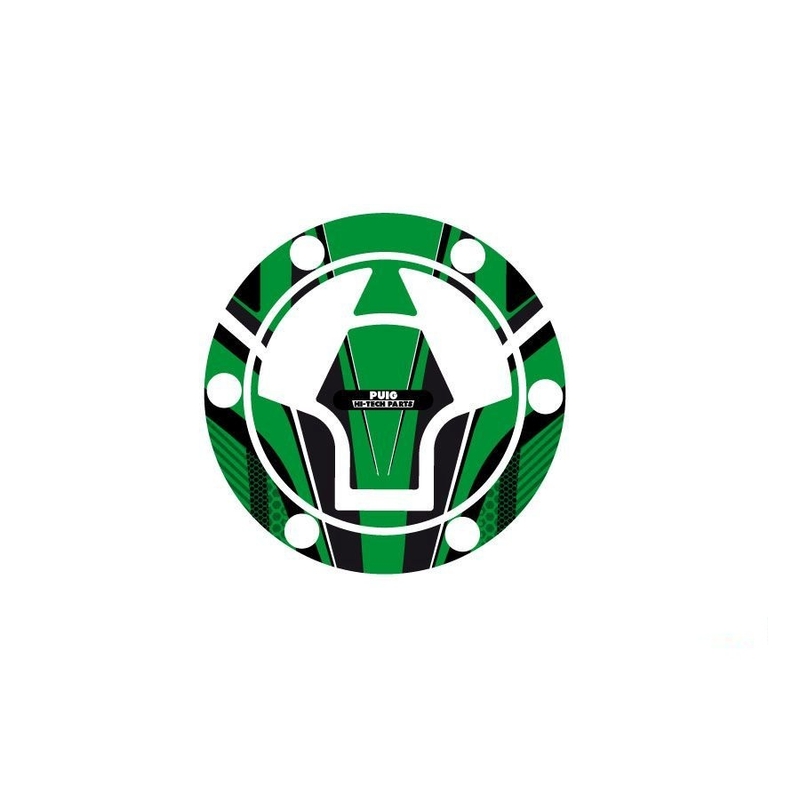 Ochranné nálepky na viečko nádrže PUIG RADIKAL zelená pre KAWASAKI Z 300 2015-2017, KAWASAKI Ninja 250 SL 2015-2017