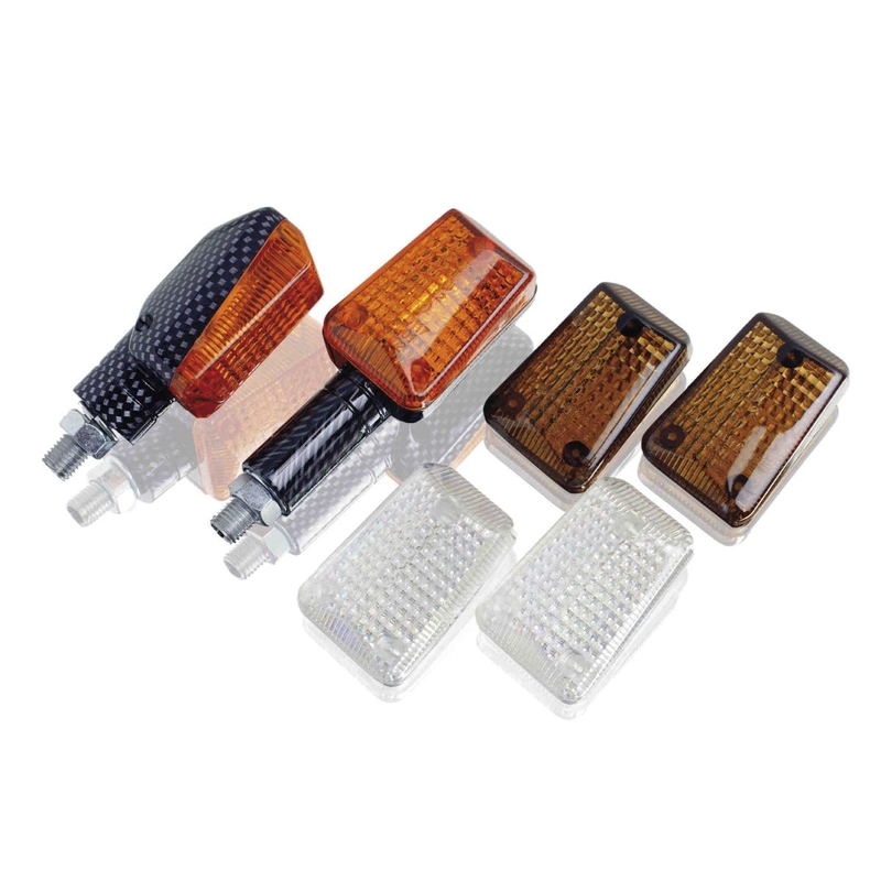 Blinkre PUIG MINI karbónový vzhľad dlhé, homologované