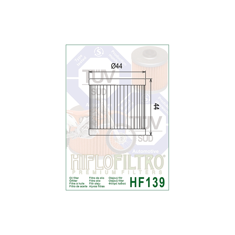 Olejový filter HIFLOFILTRO