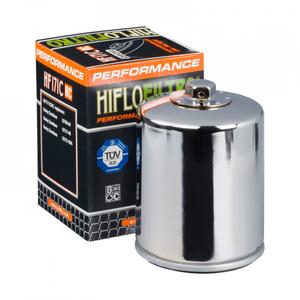Olejový filter HIFLOFILTRO HF171CRC Racing chróm