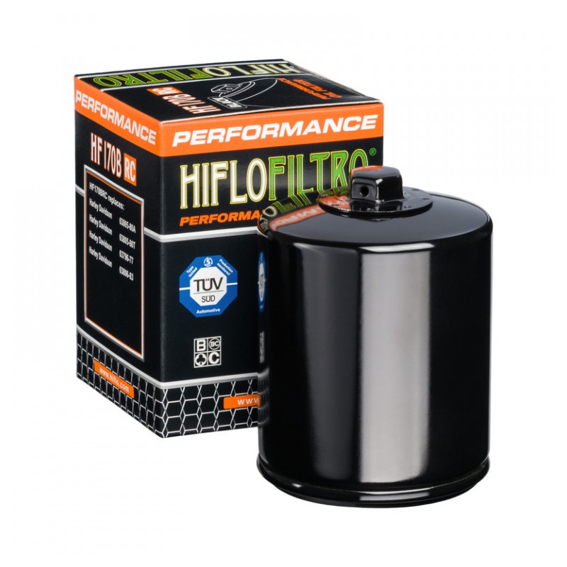 Olejový filter HIFLOFILTRO Racing čierna