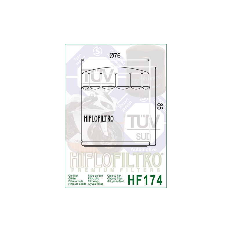 Olejový filter HIFLOFILTRO čierna