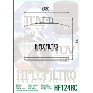 Olejový filter HIFLOFILTRO HF124RC Racing