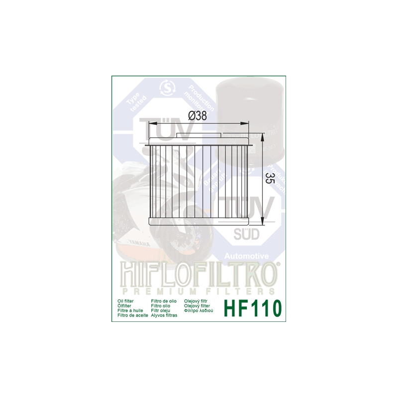 Olejový filter HIFLOFILTRO