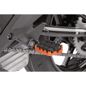 Stupačky bez adaptéru PUIG ENDURO 7587T oranžová s gumou