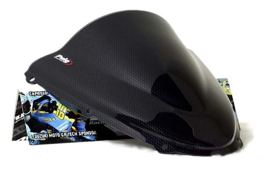 Plexi štít PUIG RACING 4053C karbónový vzhľad