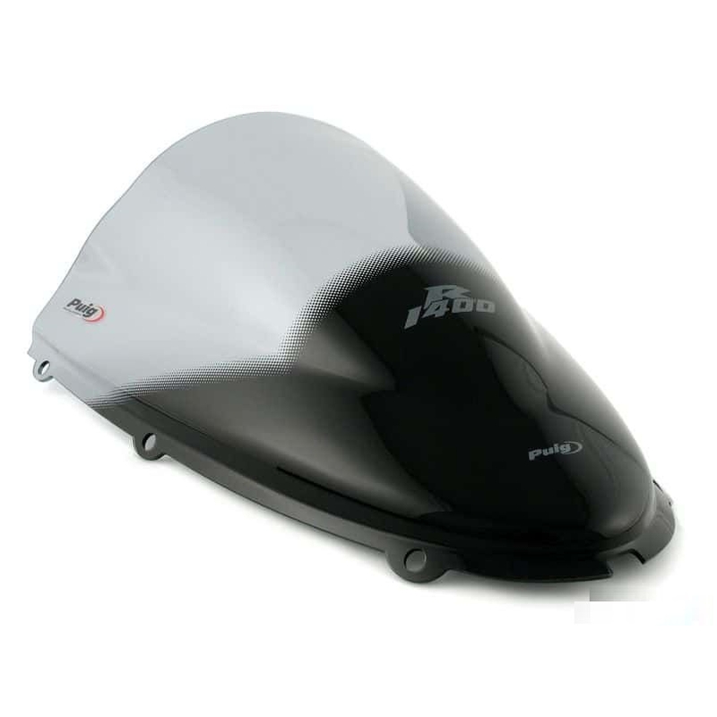 Plexi štít PUIG RACING dymové pre KAWASAKI ZZR 1400 2006-2019