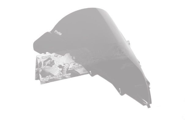 Plexi štít PUIG RACING 4935H dymové