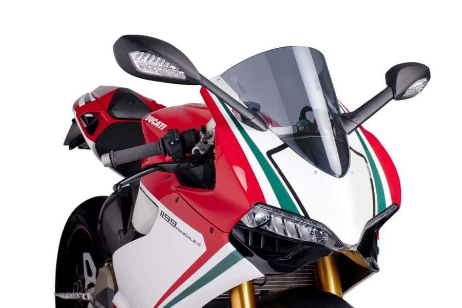 Plexi štít PUIG RACING 5990H dymové